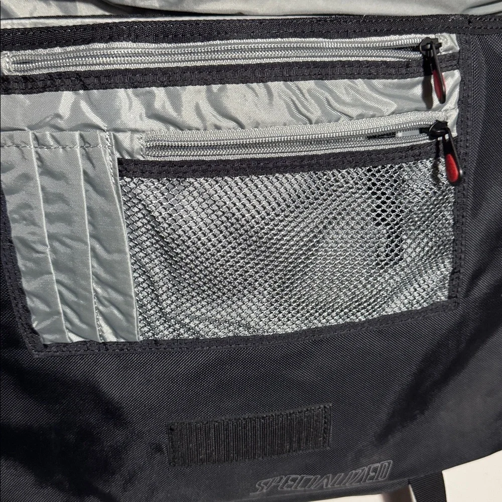 Vintage Specialized Black crossbody messenger laptop bag